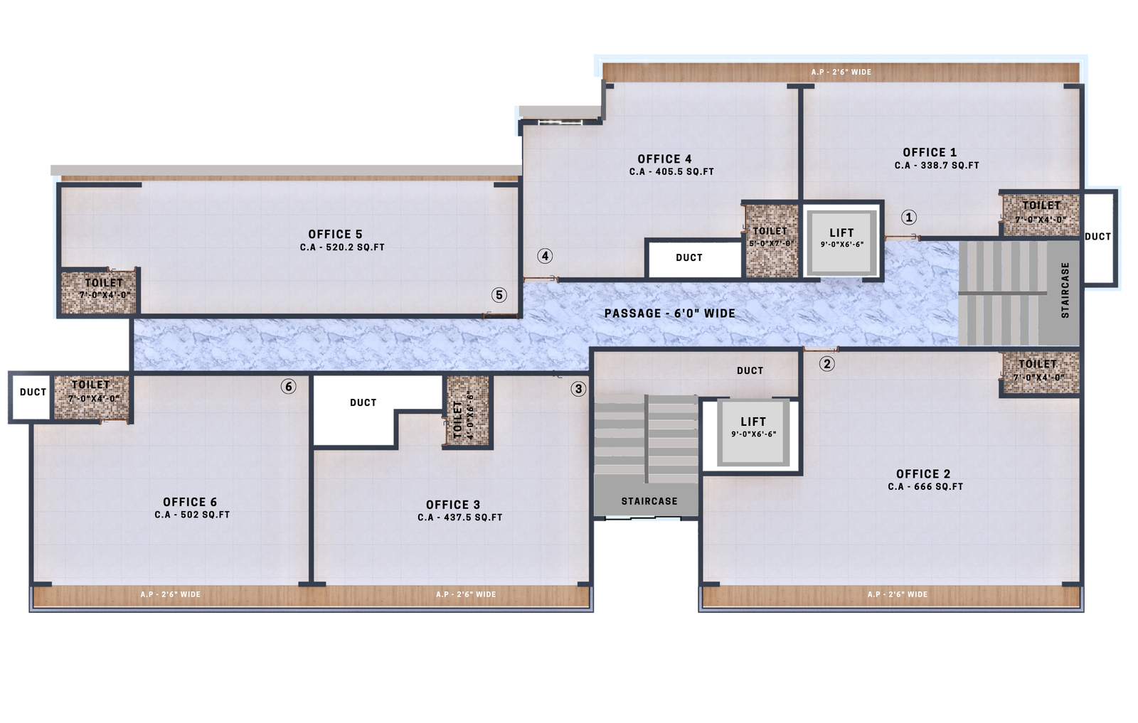 Commercial Office Plan